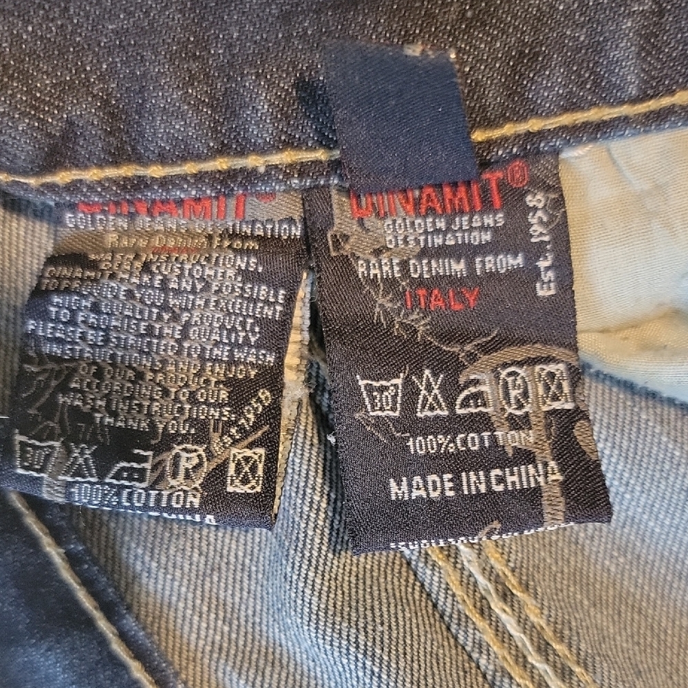 Dynamit Blue Straight Jeans Classic Style - Picture 2 of 9
